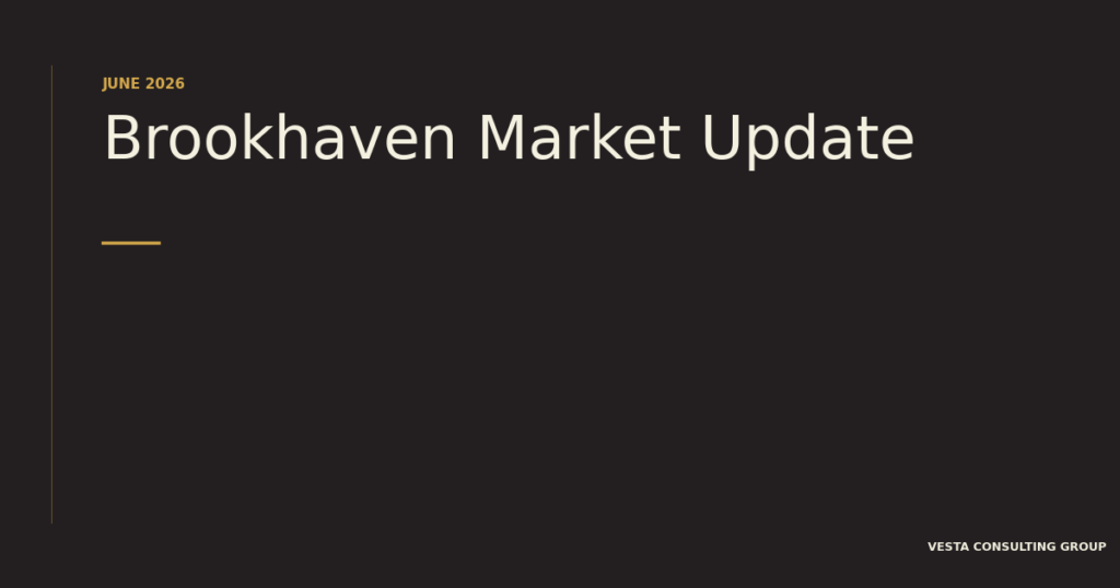 Brookhaven Real Estate Market Update: June 2026 Numbers
