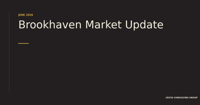 Brookhaven Real Estate Market Update: June 2026 Numbers