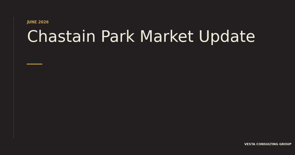 Chastain Park Real Estate Market Update: June 2026 Numbers